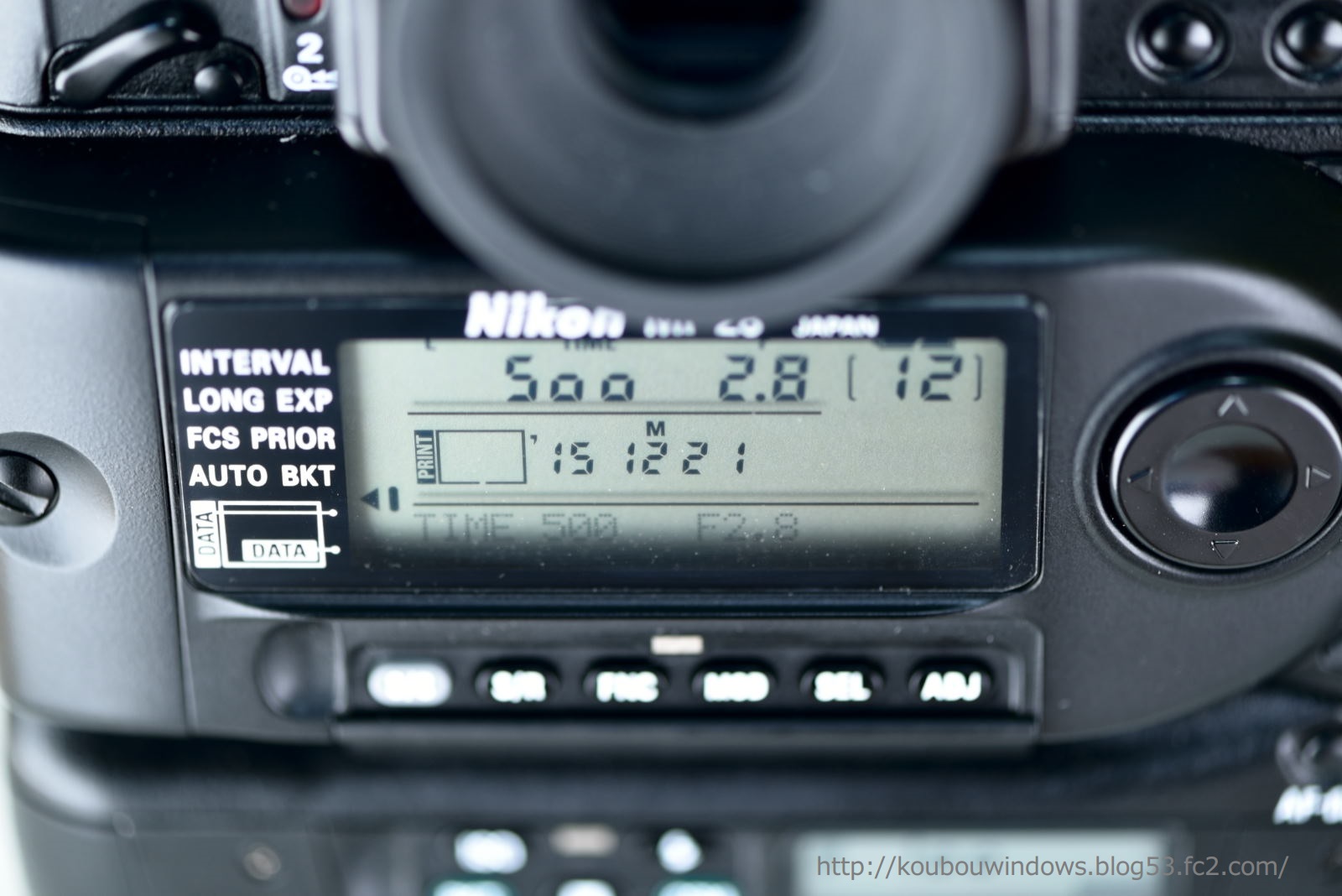 Nikon F5 MF-28 DW-31の話 - 工房のWindows