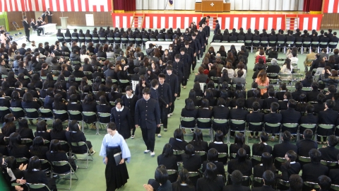 平成28年3月1日石岡商業高等学校卒業証書授与式⑦