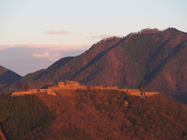 立雲峡から竹田城を俯瞰