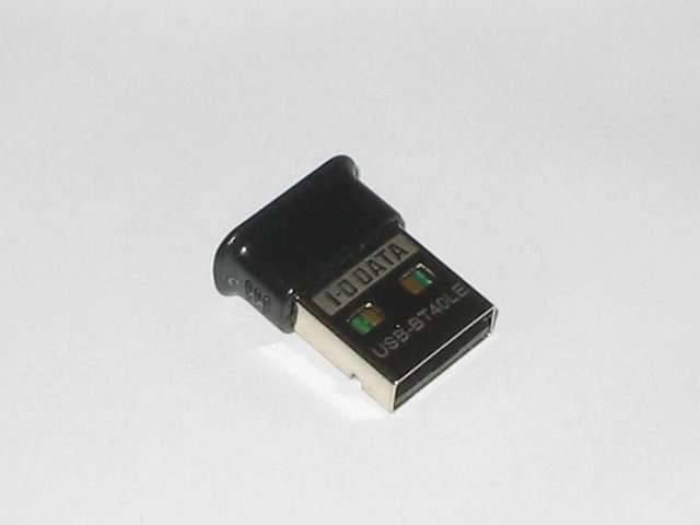 PS3 コントローラー（デュアルショック3）Bluetooth（無線）接続用 I-O DATA アイ・オー・データ機器 Bluetooth USB アダプター USB-BT40LE USB アダプター本体