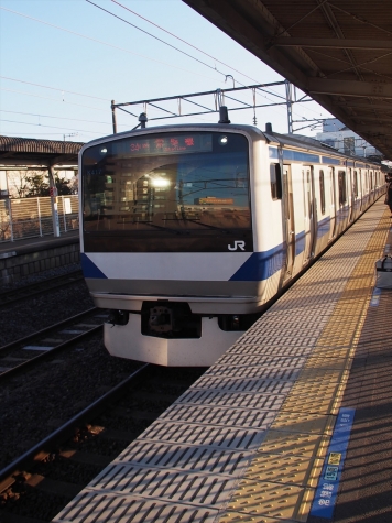JR 常磐線 E531系 電車【藤代駅】
