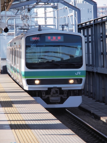 JR 常磐快速線・成田線 E231系 電車