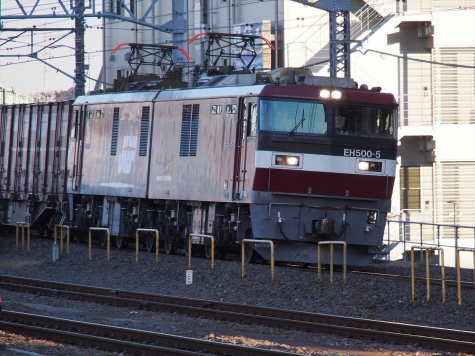 EH500-5 牽引の高速貨物B 2092レ【金町駅】